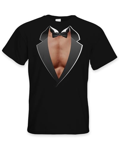 T-shirt tuxedo muscles : fini les déguisements inconfortables pour vos soirées chics