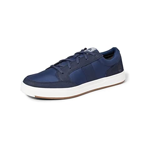 Timberland Men's Davis Square F/L Ox Sneaker Basic, Blue (Navy Nubuck), 9 UK Cover