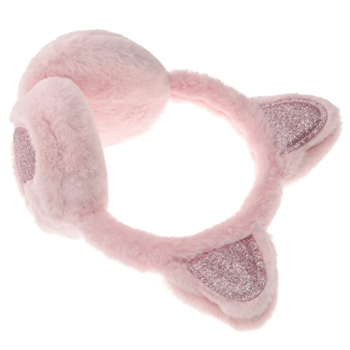 Lovely Cat Ear Earmuffs for Plush Ear Warmers Cozy Winter Ear Cover for Outdoor Activities Skin Friendly and Compact for