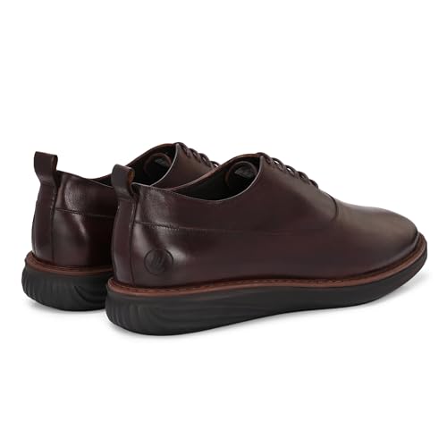 Image of Legwork Crossover Oxfords 2.0 - Italian Leather Hybrid Dress Shoes with Extralight Rubber Outsole | Ultra-Lightweight & Comfortable Oxford Wingtip | All Elegance