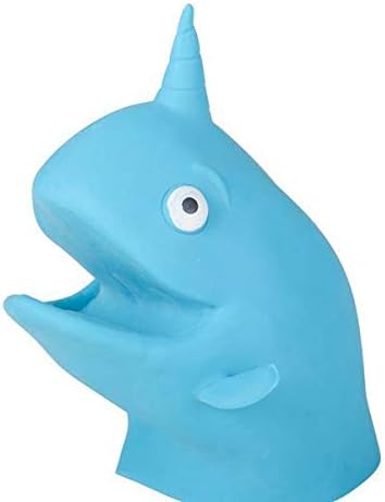 Narwhal Rubber Hand Puppet, Case 