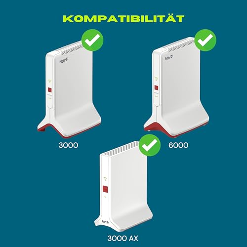 Wandhouder voor Fritz!Repeater 6000 & 3000 - stekkerhouder | eenvoudige montage | snel en zonder gereedschap in enkele seconden geïnstalleerd - Afbeelding 6