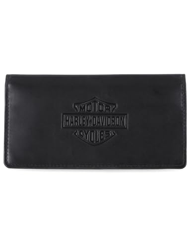 Harley-Davidson Mens Genuine Leather Rfid Blocking Rodeo Wallet