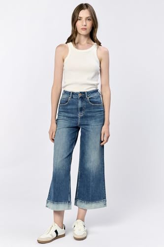 DEAR JOHN Audrey Wide Leg Women's Jean High Rise3