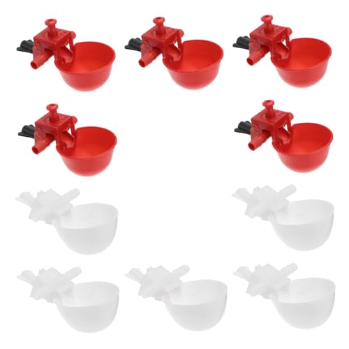 OFFSCH 10pcs Automatic Poultry Water Dispenser for Chickens and Quail