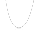 NA BEAUTY Sterling Silver 1MM Snake Chain with Lobster Clasp 18