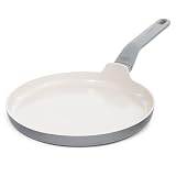 Omelet Pan 10" is made from recycled Aluminum, featuring a CeraGreen non-stick ceramic coating and a comfortable stay-cool handle for a secure grip. Its compact design and hanging loop allows for convenient storage. Cook with ease with CeraGreen, a n...