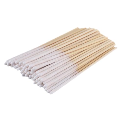 OSOLADY 60pcs Pink Pointed Swabs Double-ended Makeup Cleaning Sticks for Women