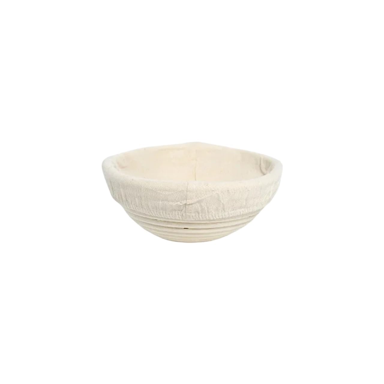 Cesta redonda de fermentación pan, cesta a prueba ratán Natural, mimbre for hornear en casa DIY Para Masa(20x8cm)