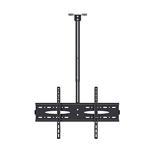 Support TV de plafond pivotant et inclinable pour grand écran LCD LED