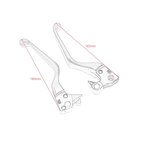 Image of Motorcycle Brake Clutch Lever Compatible with Harley Sportster 2004-2013 and XL XR Models 2004-2013