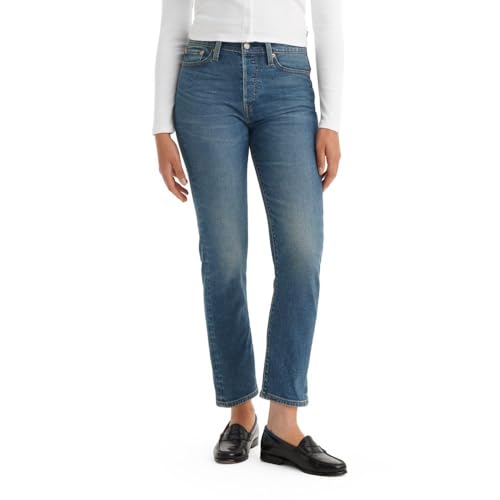 Levi's Women's Wedgie Straight Jeans, (New) Maximum Effort, 28