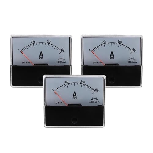 Ampèremètre analogique DH670 CC pour tableau électrique d'atelier, cadran 75x60mm 5A