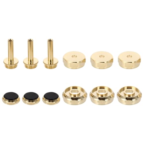 Boucle de piston robuste en cuivre noir pour les boutons de trompette
