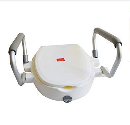 DDPP Asiento De Inodoro Elevado con Brazos para WC