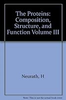 The proteins: composition, structure, and function, vol. III B00216516O Book Cover