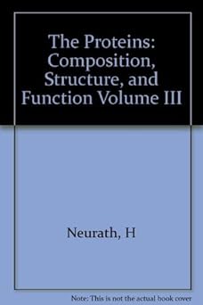 The Proteins: Composition, Structure, and Function Volume III book cover