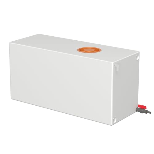Image of TORVA 30 Gallon Fresh Water Tank, BPA Free Water Tank for Drinking, Cooking, Cleaning, Showering, Portable Water Storage for Campers, Trailers, Motorhomes, RVs (34'' x 13'' x 16.5'')