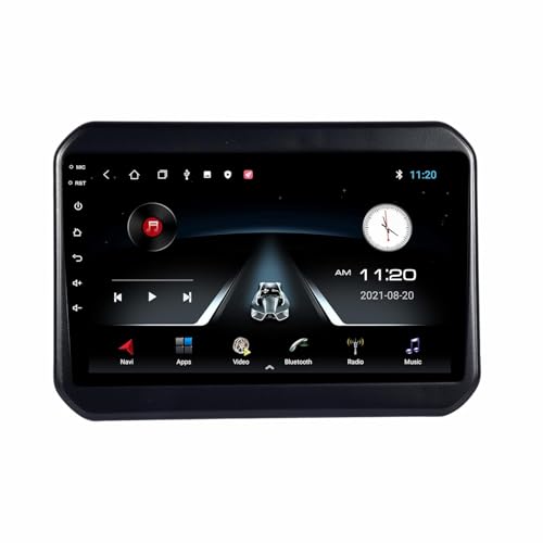 Image of Trony 9 inch Android 14 Car Stereo for Maruti Ignis | 4GB+64GB | CarPlay & Android Auto | Full HD Touch | WiFi | GPS | Bluetooth | DSP Sound | Reverse Camera | Frame | 1 Year Warranty