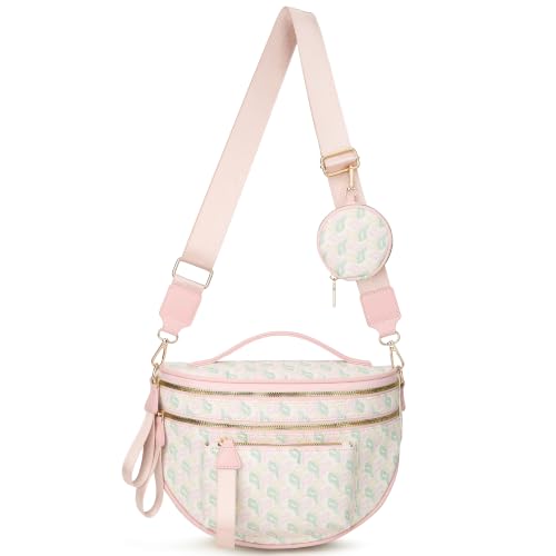 Image of Makes Checkered Crossbody Bag Bum Bag for Women with Pouch