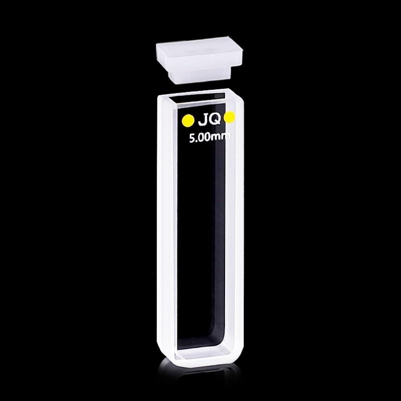 1 cuvette en quartz avec couvercle (5 mm)/cellule en quartz/spectrophotomètres sans colle(Frit sintering)
