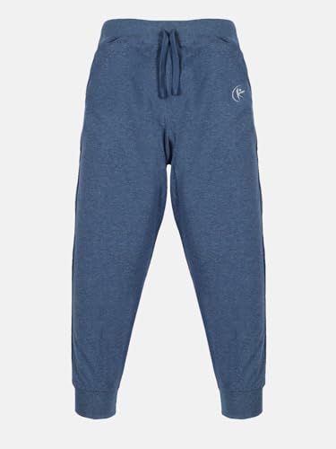 Image of KiddoPanti 100% Cotton Track Pants for Boys & Girls | Soft Single Jersey Fabric | Elastic Waist with Drawcord | Full Length with Rib Hem & Pockets | Joggers and Lowers for Kids