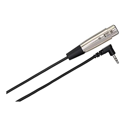 HosaTech XVS-102F 2ft XLR to Right Angle 3.5mm Cable Cover