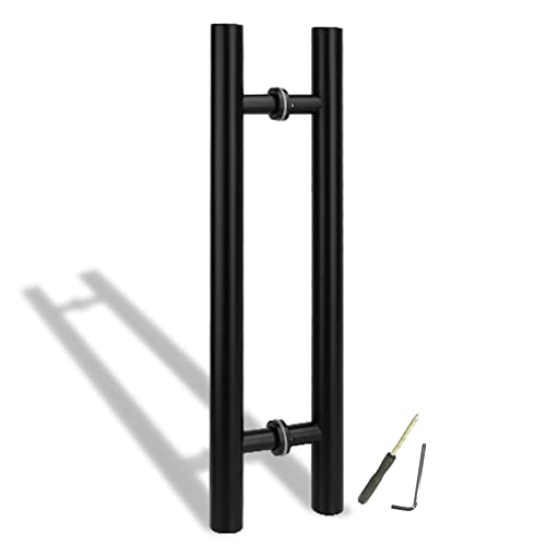 Poignées de porte d'entrée noires modernes pour harmoniser votre décoration
