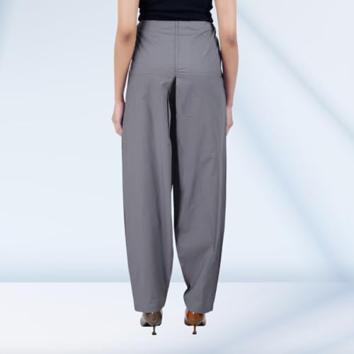 Image of Happy Bunny Salwar Pant - Modern Style Pure Cotton for Women - Ethnic Semi Patiala Trouser - Office,Home - All Day Comfort Wear with Drawstring