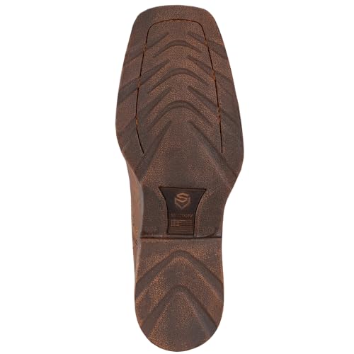 Image of SUREWAY Men's 10 inch Western Cowboy Work Boots for Men Square Toe,Premium Full Grain Leather,GoodyearWelted,Superior Oil /Slip /Water Resistant