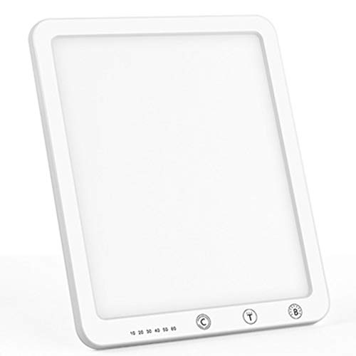 Tageslichtlampe Lichttherapielampe UV-freie LED Tageslichtleuchte mit Timer-Funktion, 3 einstellbare Helligkeitsstufen, 5 Lichtintensität
