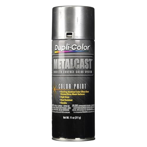 Dupli-Color MC206 Metalcast Automotive Spray Paint - Black Smoke Anodized Coating - 11 oz Aerosol Can