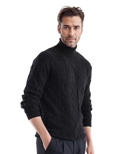 Image of Rare Rabbit Regular fit Textured Sweater