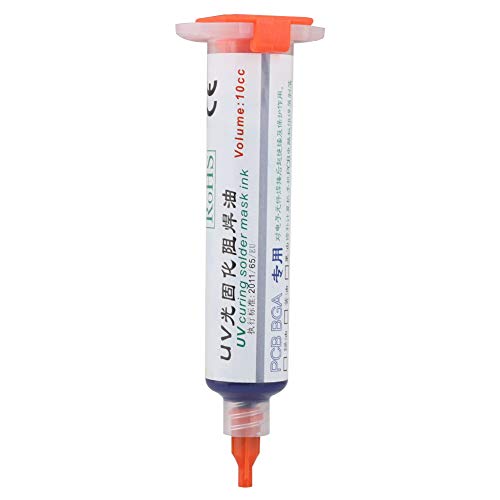 Image of Solder Mask Ink, PCB Curing Solder Mask Ink PCB Solder Resist Ink for Phone Repairing Accessory(Blue)