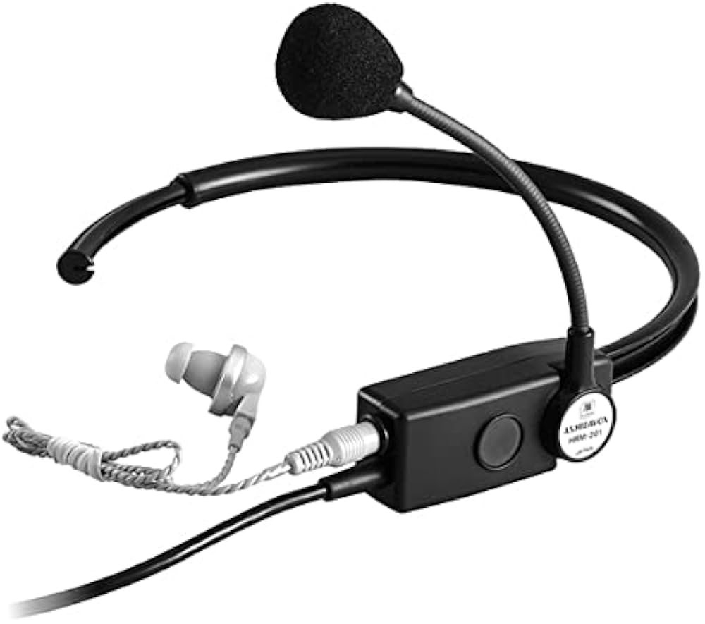 Amazon | 放送局用 インカム HRM-201D 110号プラグ付 2mコード 120g