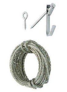 Image of 12 Piece Mirror & Picture Hanger Kit 50# Weight Rated