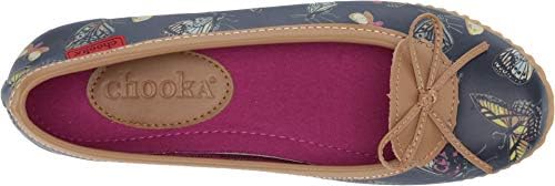 Chooka Womens Butterfly Skimmer Ballet Flat, Navy, 6 US | Image 1