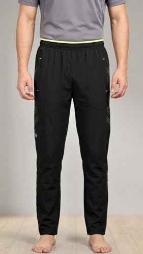 Image of Prince Sports Men's Chevron Pattern Track Pant | Sports, Gym & Casual Wear Lower for Men