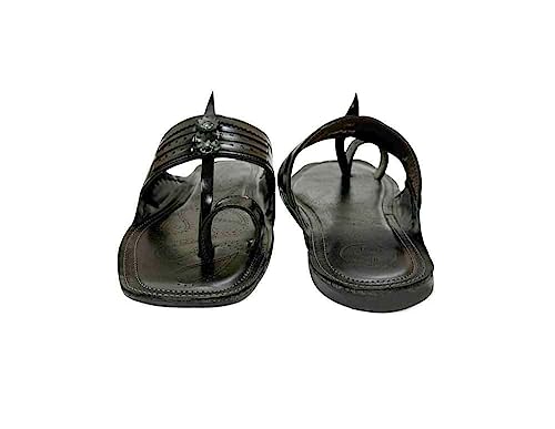 Image of Men's Kolhapuri Chappals Ethnic Slippers For Men Traditional Kolhapuri Sandals Casual Flip Flops For Men