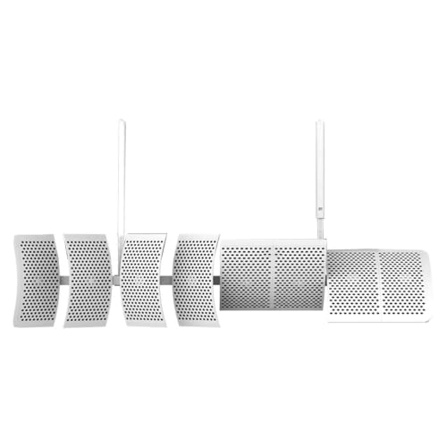 Deflector de aire acondicionado de ventana, parabrisas montado en la pared, redirector de flujo de aire para techo de ventilación de CA