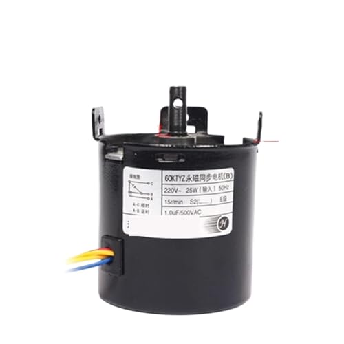 Moteur 60KTYZ synchrone 220V 25W anti-vibration avec trépied de fixation type B 6cm