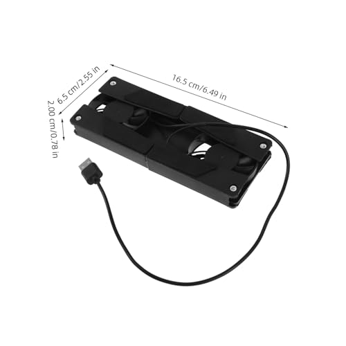Base refrigerada portátil para laptop con diseño antideslizante y elevación ligera para una mejor disipación de calor miniatura 2
