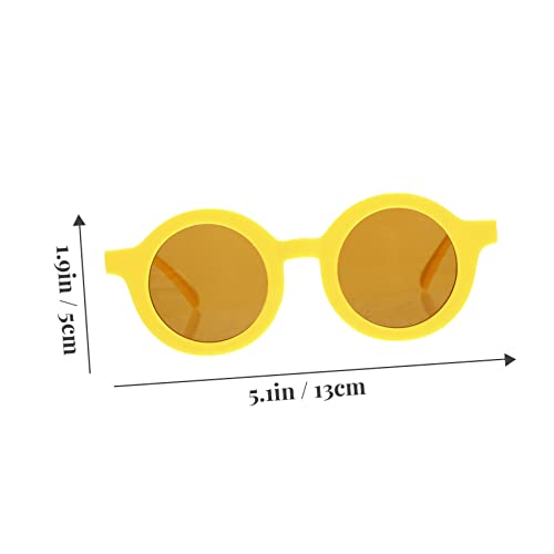 Abaodam 5 Pares óculos de sol infantil óculos de sol infantis óculos de sol circulares oculos de sol