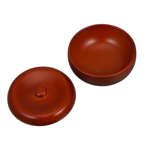 MUCKLILY Wooden Shaving Soap Bowl Lid Men's Shave Soap Cup Shaving Cream Box for Beard Beard Shave Bowl Razor Accessories