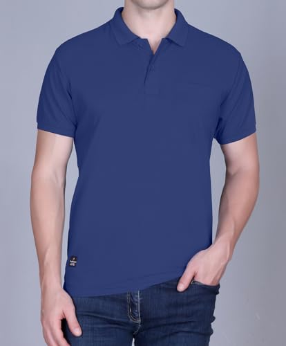 Image of FYLTR Men's Solid Polo | Regular Fit | Casual Polo Shirts for Men