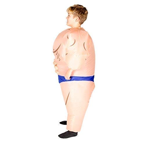 Big Muscle Strong Man Inflatable Costume for Kids (Age 6+)
