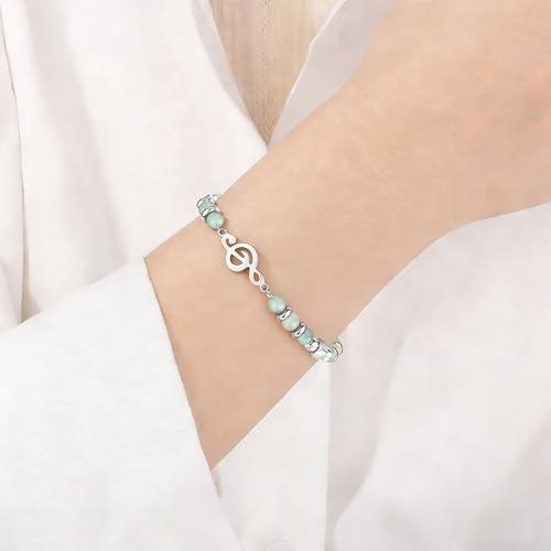 Image of JoycuFF ๐๐ถ๐ณ๐๐ ๐ณ๐ผ๐ฟ ๐ช๐ผ๐บ๐ฒ๐ป ๐ ๐ผ๐ผ๐ป๐๐๐ผ๐ป๐ฒ ๐๐ฟ๐ฎ๐ฐ๐ฒ๐น๐ฒ๐ Amazonite Colorful Imperial Jasper Stainless Steel Beads Bracelets, Graduation Christmas Valentines Mothers Day Birthday Gifts
