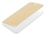 Array Clear Back, Transparent Case with Protective Flap - Apple iPhone 6 Plus / 6s Plus - Gold