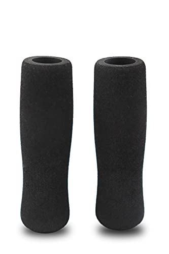 PEPE - Handvaten fiets, Handvaten krukken, Handvat wandelstok, Handvat zwart, Looprek handvat, Rollator handvat, PEPE Handvat Zijwaardse Buiging 4 stuks - Afbeelding 3