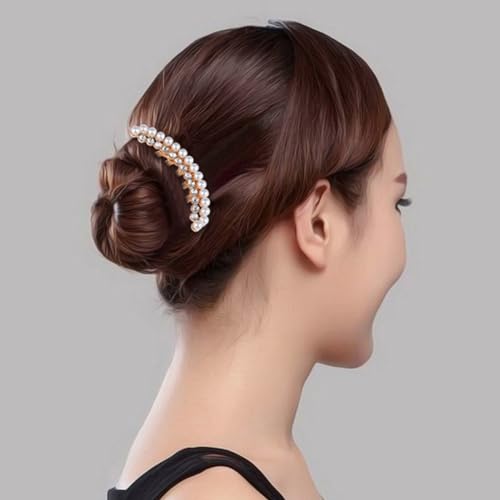 Peines de cristal decorativos para cabello, 4 unidades miniatura 4